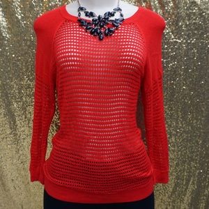 Express Open Knit Sweater